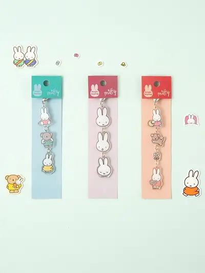 ミーピー ぶら下げアクリルキーリング
