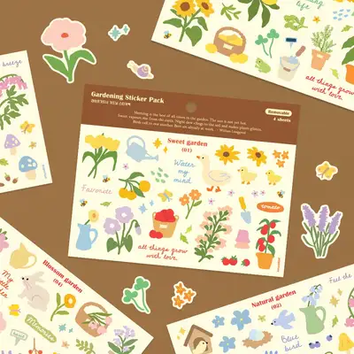Life Gardener Gardening Sticker Pack (4 Types)