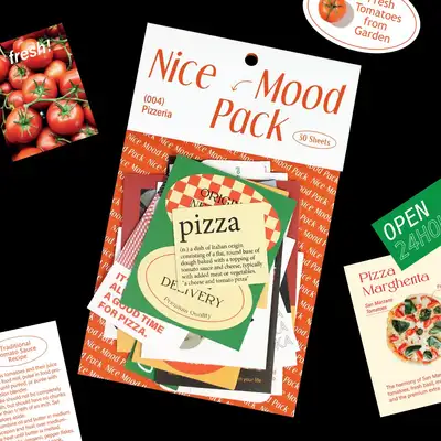 Nice Mood Sticker Pack - Pizzeria