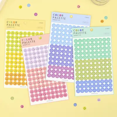 Color Palette Sticker - Face