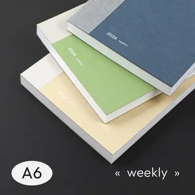 [Date Type] 2026 Episode Weekly Journal A6 (With PVC Cover)