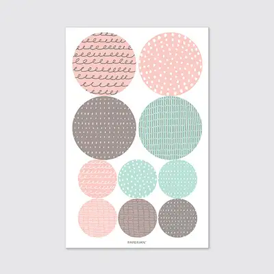Round Deco Sticker