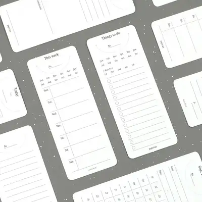 Now, Here Bookmark Note (8 Types)