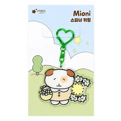 Popo Fancy Meoni Spinner Keyring