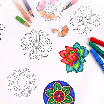 Creative Commander Traditional Pattern Dancheong Sticker Set