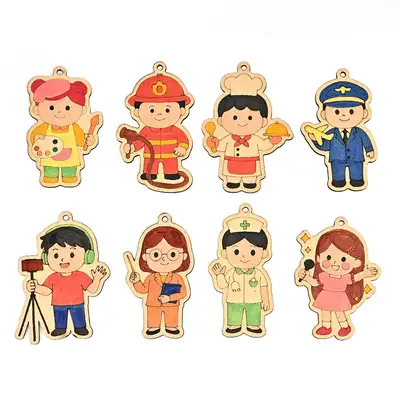 Creative Leader DIY Profession Keyring Craft Kit