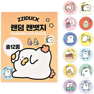 PopoFancy Jjideok-i Random Can Badge