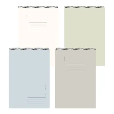 PopoFancy PopoSimple 8mm Saddle-Stitched Lined Notebook 10-Pack Back-to-School Supplies Mistake Correction Notebook