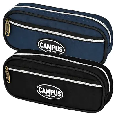 Popo Fancy Campus Double Pocket Pencil Case