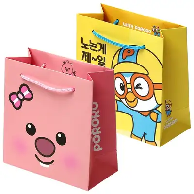 Pororo & Tuko Paper Shopping Bag Return Gift by Popofancy