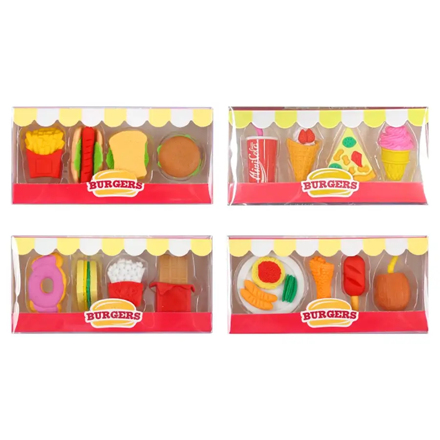 Popo Fancy Don't Eat Restaurant Food Eraser School Supply