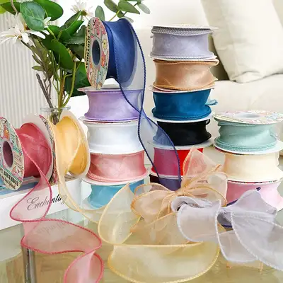 Popofansy Chiffon Organdi Ribbon