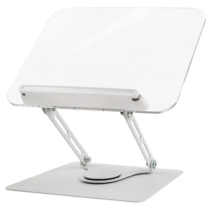 PopoFancy 360-Degree Multi Foldable Clear Book Stand