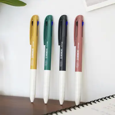 더모먼트 0.7mm 三色圆珠笔 4种