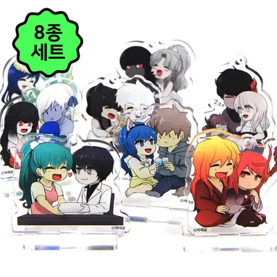 Kubera Couple Acrylic Stand Charm Set of 8 | Webtoon Goods