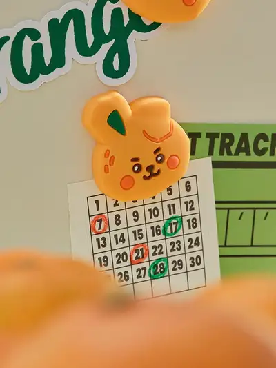 BT21 COOKY ベイビー オレンジパーティ シリコンマグネット