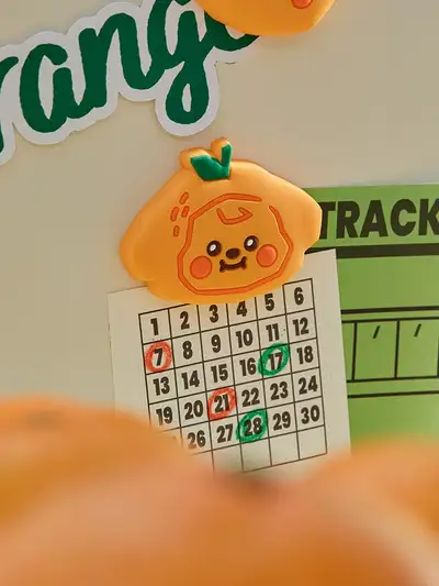 BT21 CHIMMY ベイビー オレンジ パーティ シリコンマグネット