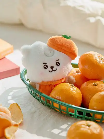BT21 RJ ベイビー オレンジ パーティー スモールぬいぐるみ