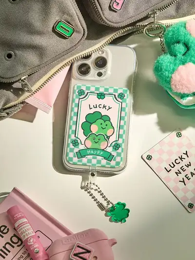 ラインフレンズ ミニニ ラッキー ニューイヤー レニニ フォンタブ ポカ ホルダー