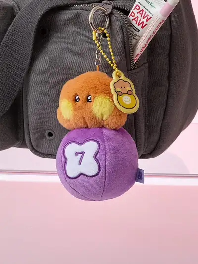 BT21 SHOOKY ミニミ ラッキーガチャ ぬいぐるみキーリング