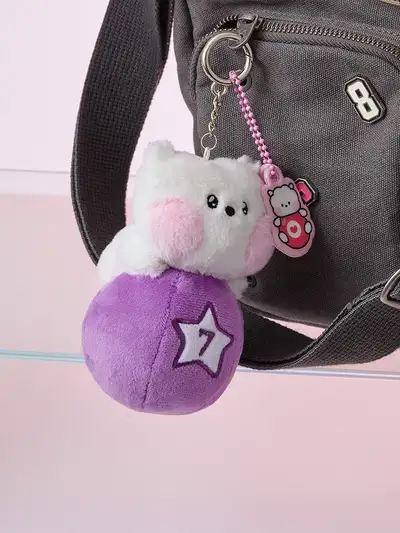 BT21 RJ ミニニ ラッキー ガチャ 人形 キーリング