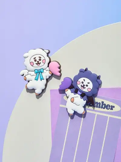 BT21 RJ エンジェル&ヴィラン シリコンマグネットセット (2個入り)