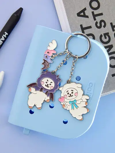 BT21 RJ エンジェル アンド ヴィラン メタルキーリング