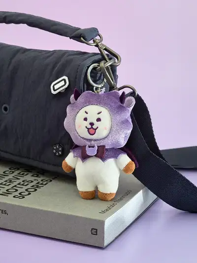BT21 RJ エンジェル アンド ヴィラン ヴィラン ぬいぐるみキーリング