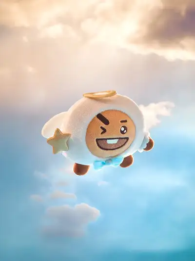 BT21 SHOOKY エンジェル&ヴィラン エンジェル ぬいぐるみ