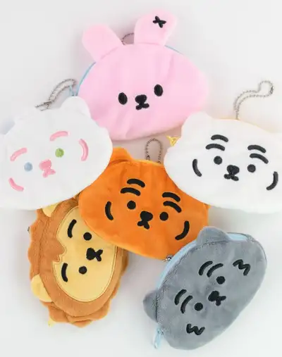 Soft Flat Coin Purse 6 Types