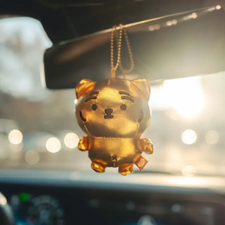 Gold Ddunglang Plush Keyring — 3