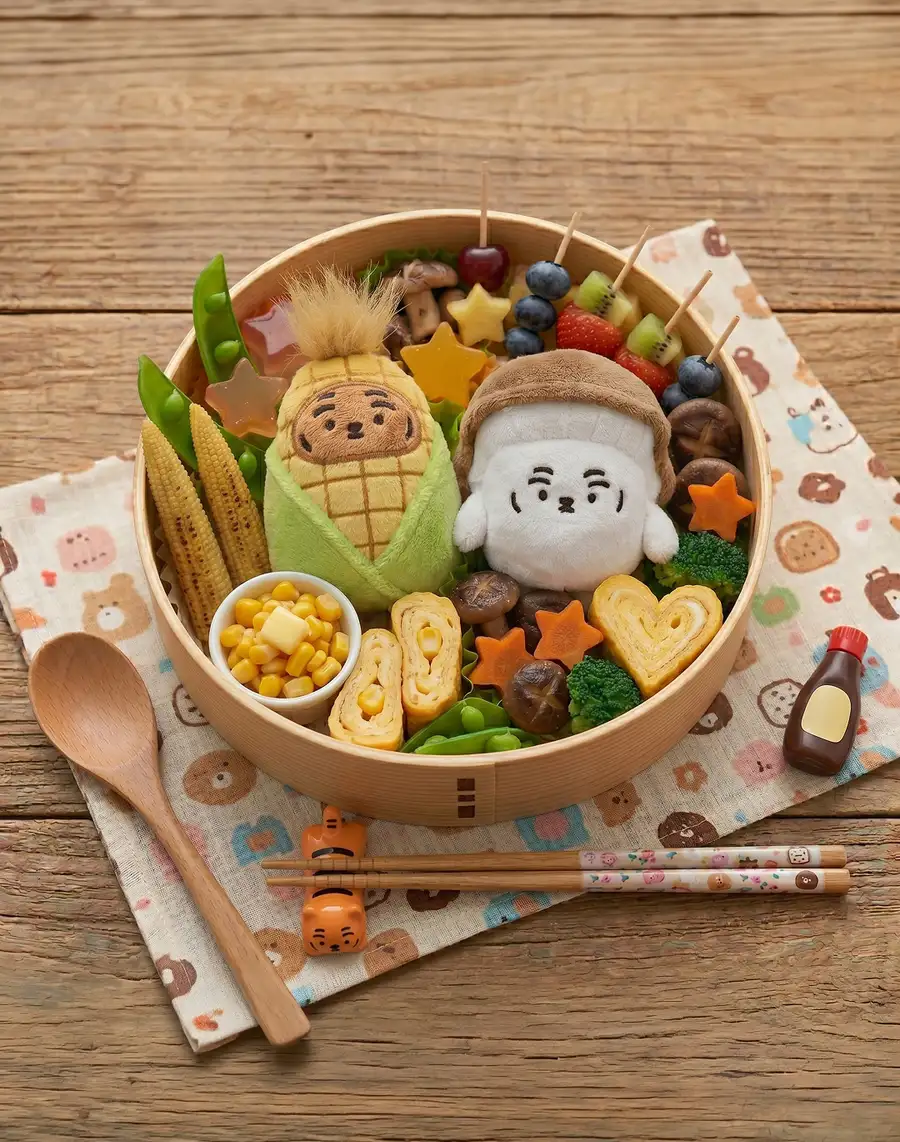 Mushroom Tiger Chunglang Plush Keyring — 2