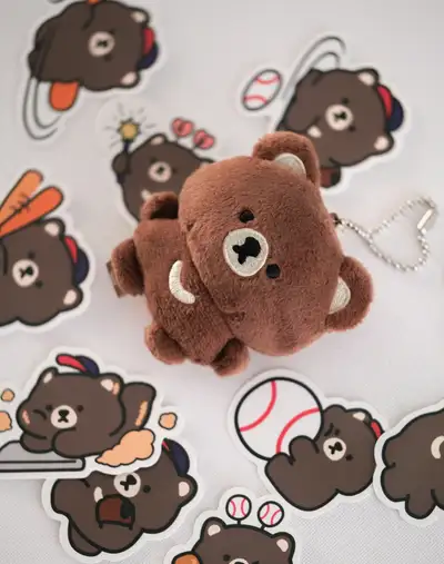 Baseball Piece Sticker 03 Baseball Chubby Gomi