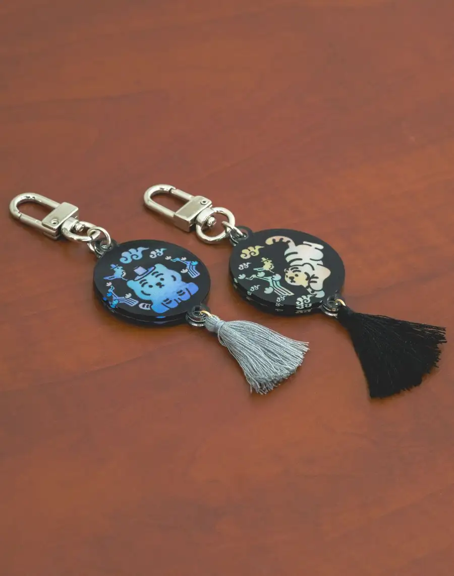Heritage Tassel Keyring 4-piece Set — 2