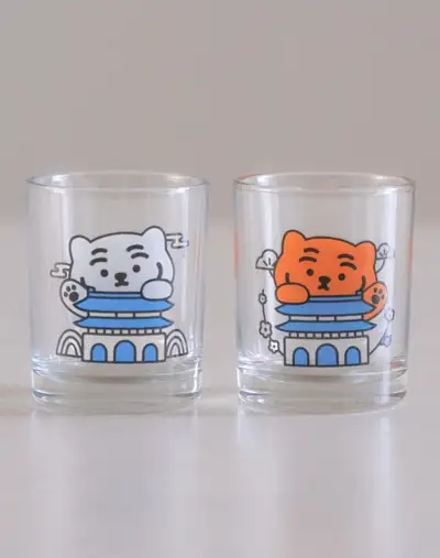 Gyeongbokgung Ddungrangyi Soju Glass Set 2-piece