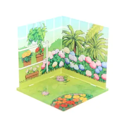 Webtoon Shop Background Diorama - Flower Shop / Acrylic Goods / Diorama Background Stand / Webtoon Merchandise