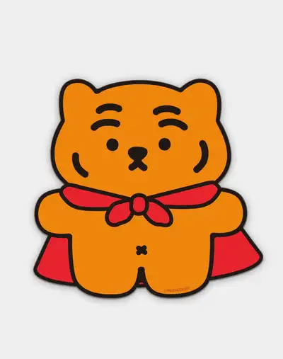 Hero Tiger PVC Mouse Pad