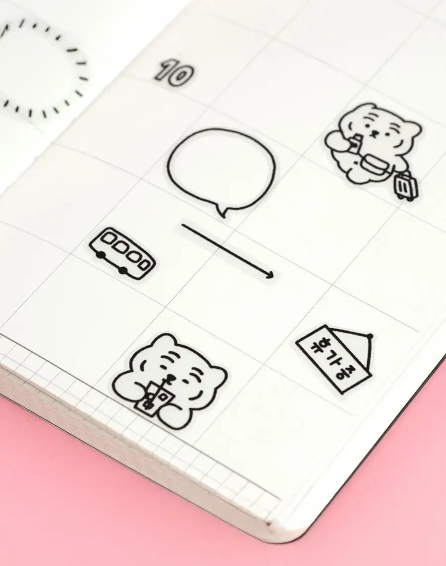 Ttuungrangi Diary Deco Sticker 01-02 — 4