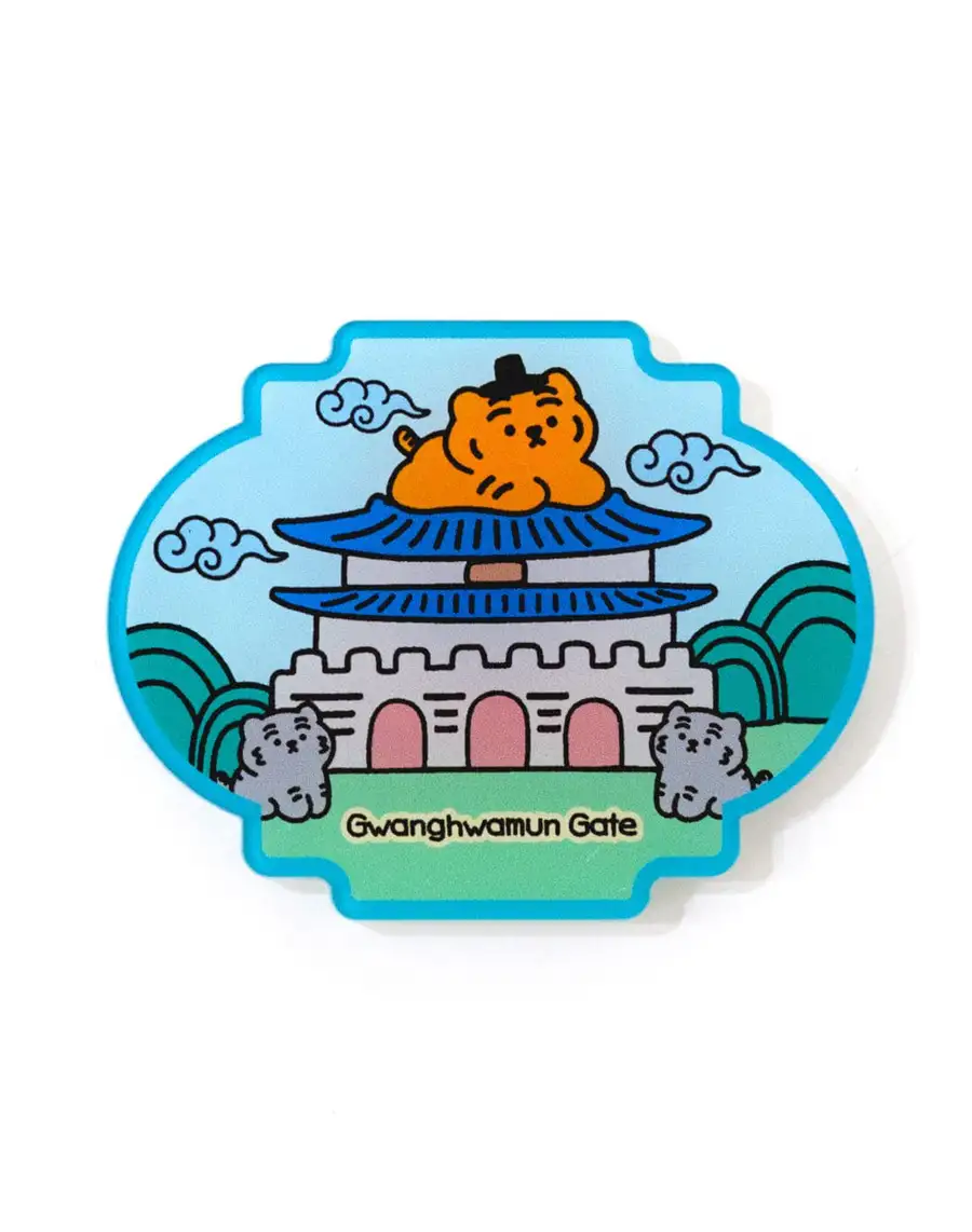 Chubby Tour Landmark Acrylic Magnet 3-piece Set — 2