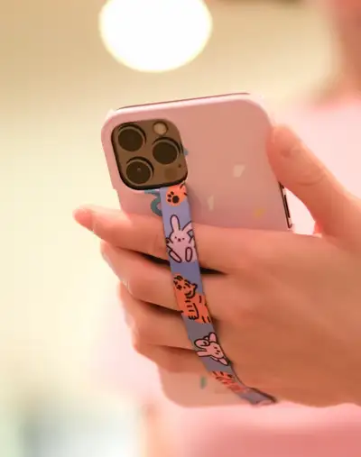 无职老虎的憨憨和波尔米手机挂绳