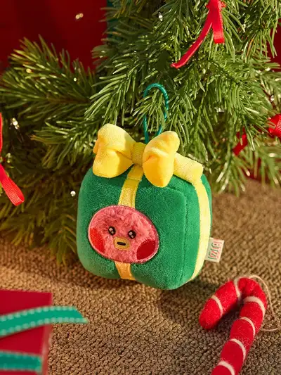 BT21 TATA ミニ ミニニ プチ ホリデー オーナメント ぬいぐるみ キーリング