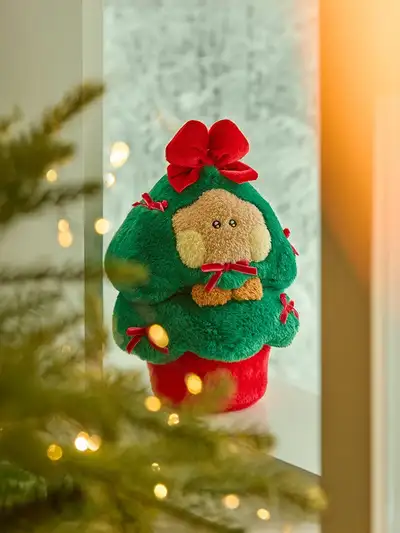 BT21 SHOOKY 迷你小可爱节日树毛绒玩具