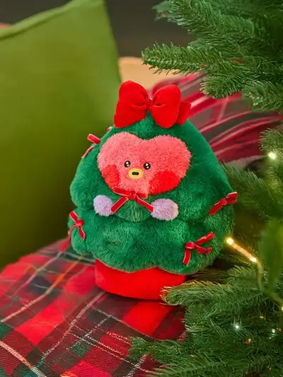 BT21 TATA 迷你迷你小小假日树绒毛玩具