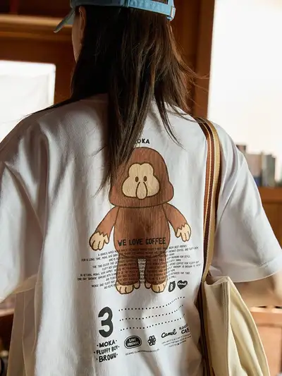 骆驼 X LINE FRIENDS 模卡短袖T恤