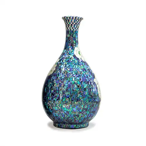 Premium Mother-of-Pearl Lacquerware Celadon Ewer - Work by Park In-ho — 3
