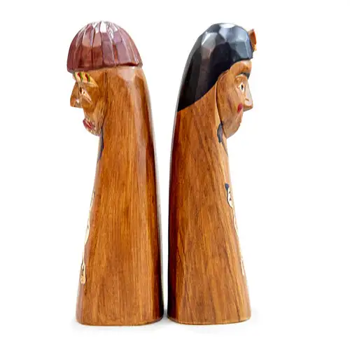 Traditional Woodcraft Jangseung Decoration Set — 4