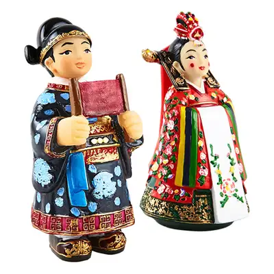 伝統人形 - 新郎・新婦セット(大)
