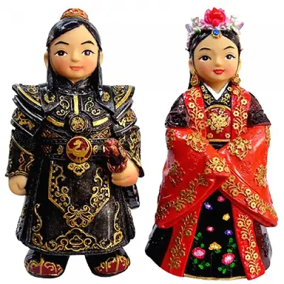 高句麗王、王妃Ⅱセット(大)