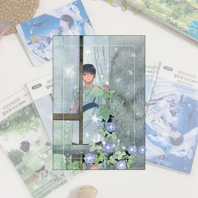 [Goods] IC Mini Illustration Card Sticker Lethargy, 2 Sheets