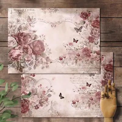 Flower Love Wrapping Paper [1]